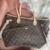 Sac L-V en vrais cuir marron – Image 2