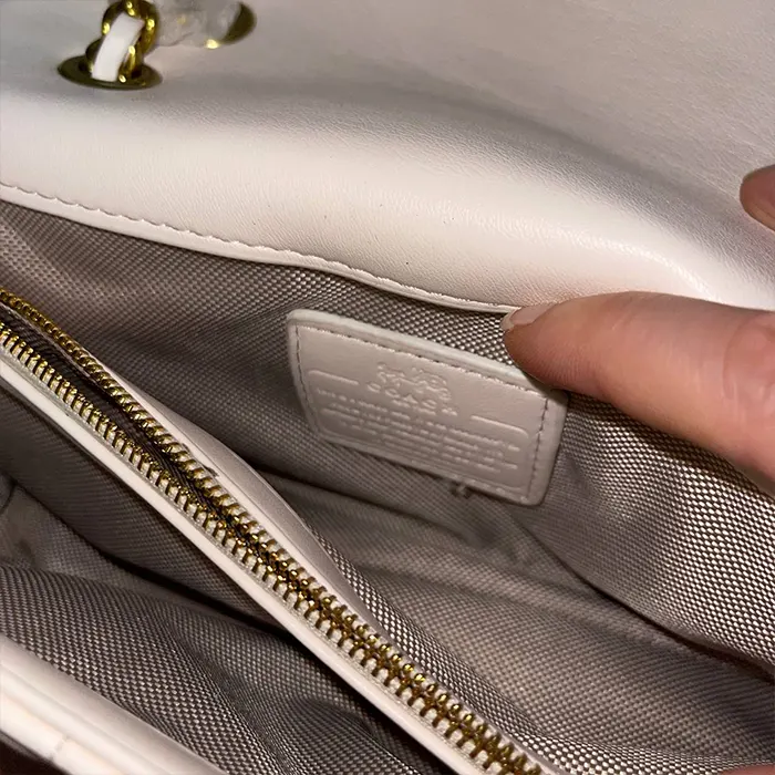 SAC C0ACH BLANC