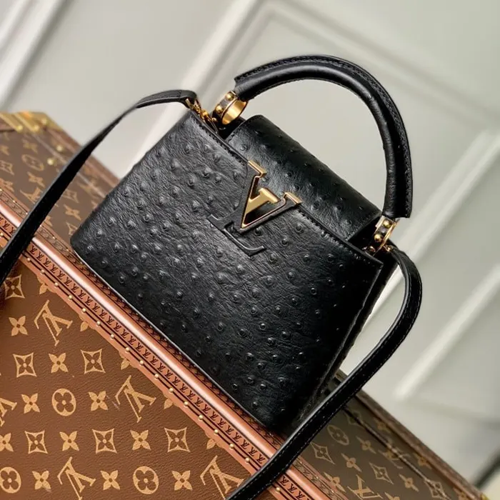 SAC L.V-CAPUCINES NOIR