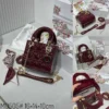 SAC LADY DI0R BORDEAU – Image 3